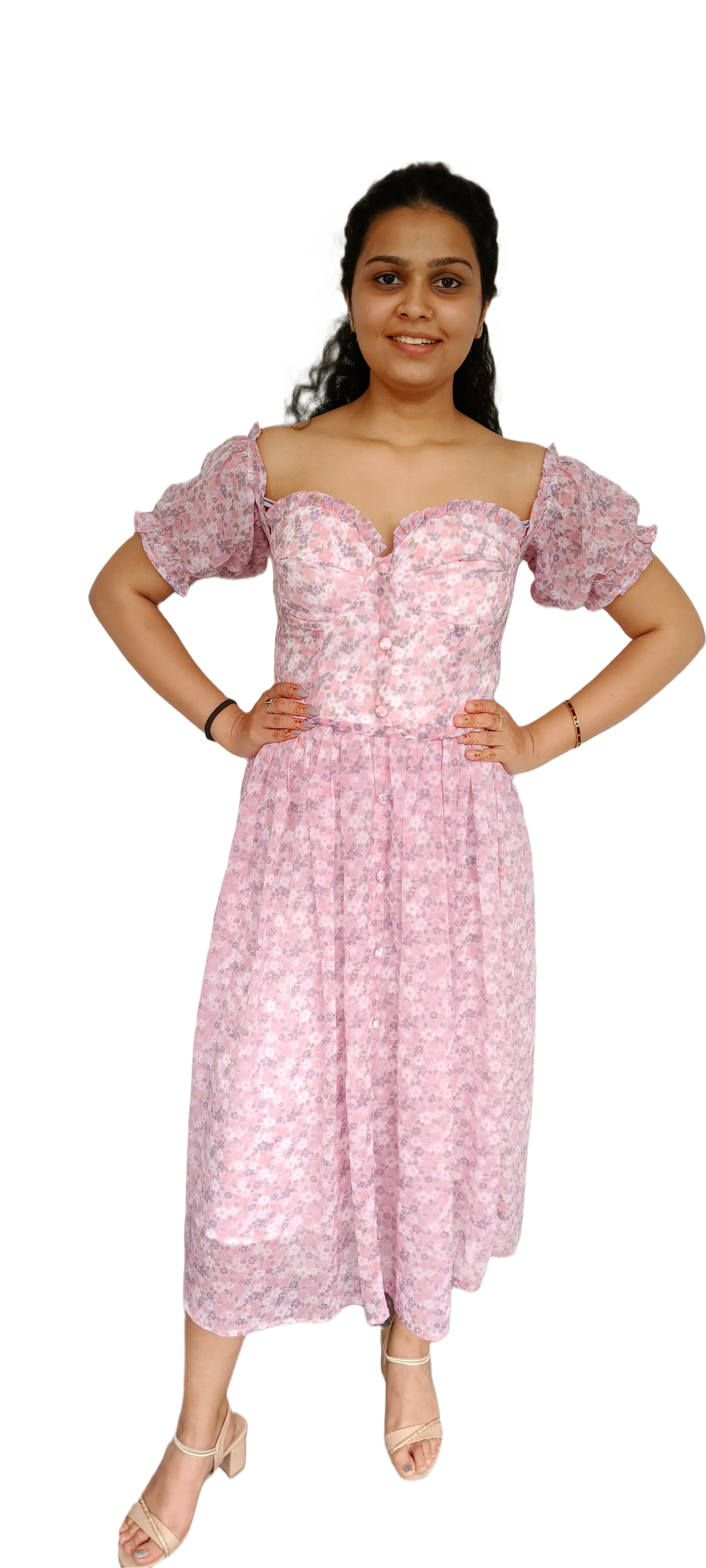 New Chiffon Trendy Dress