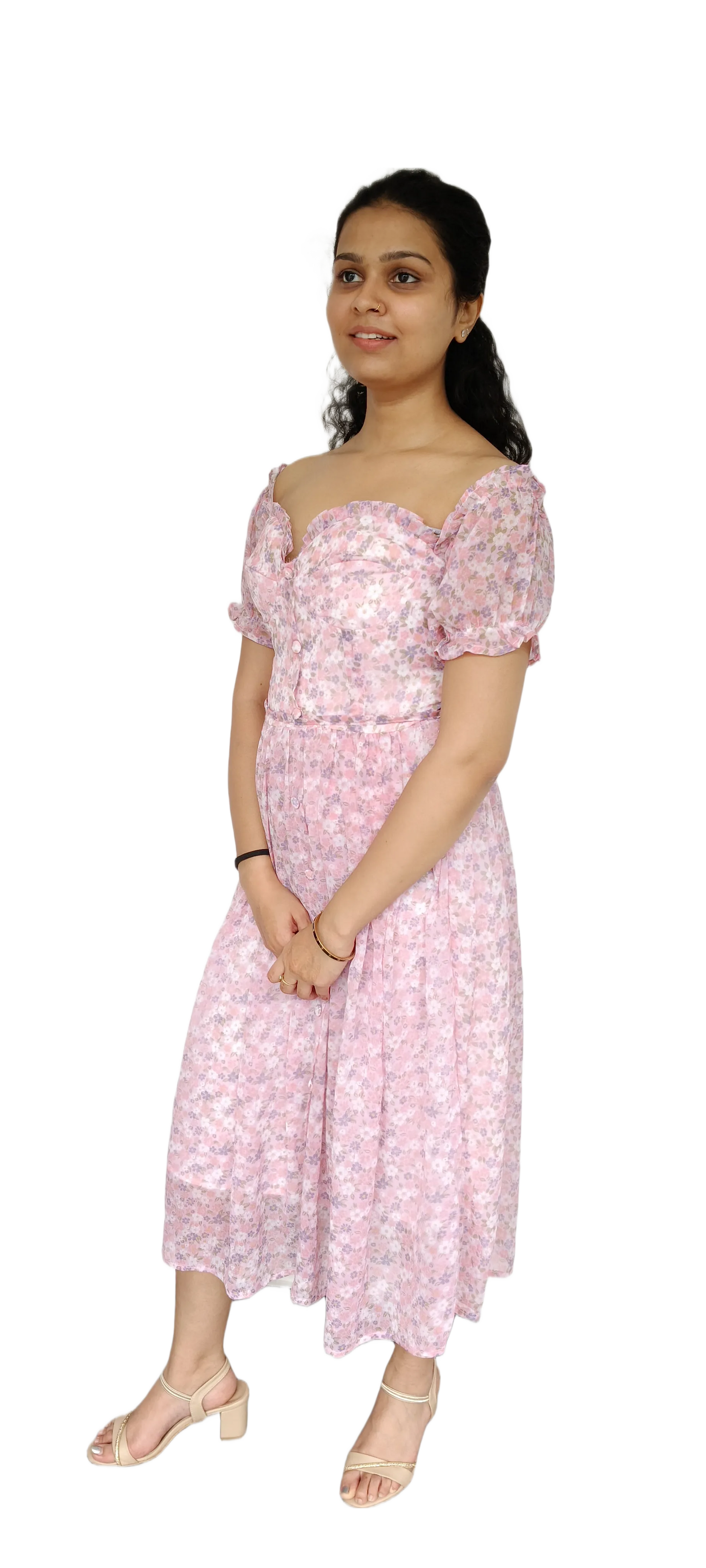 New Chiffon Trendy Dress