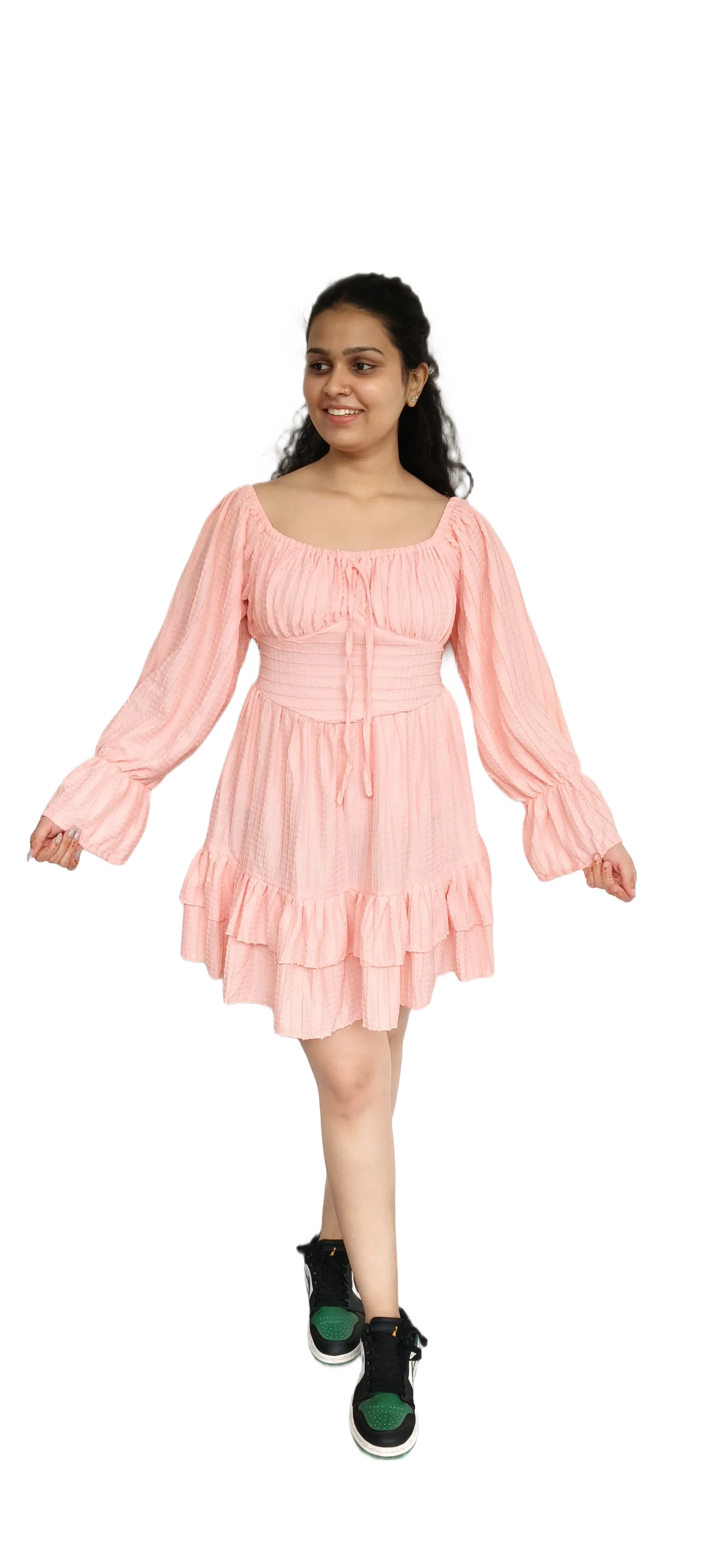 Women Short Drop Shoulder Dress