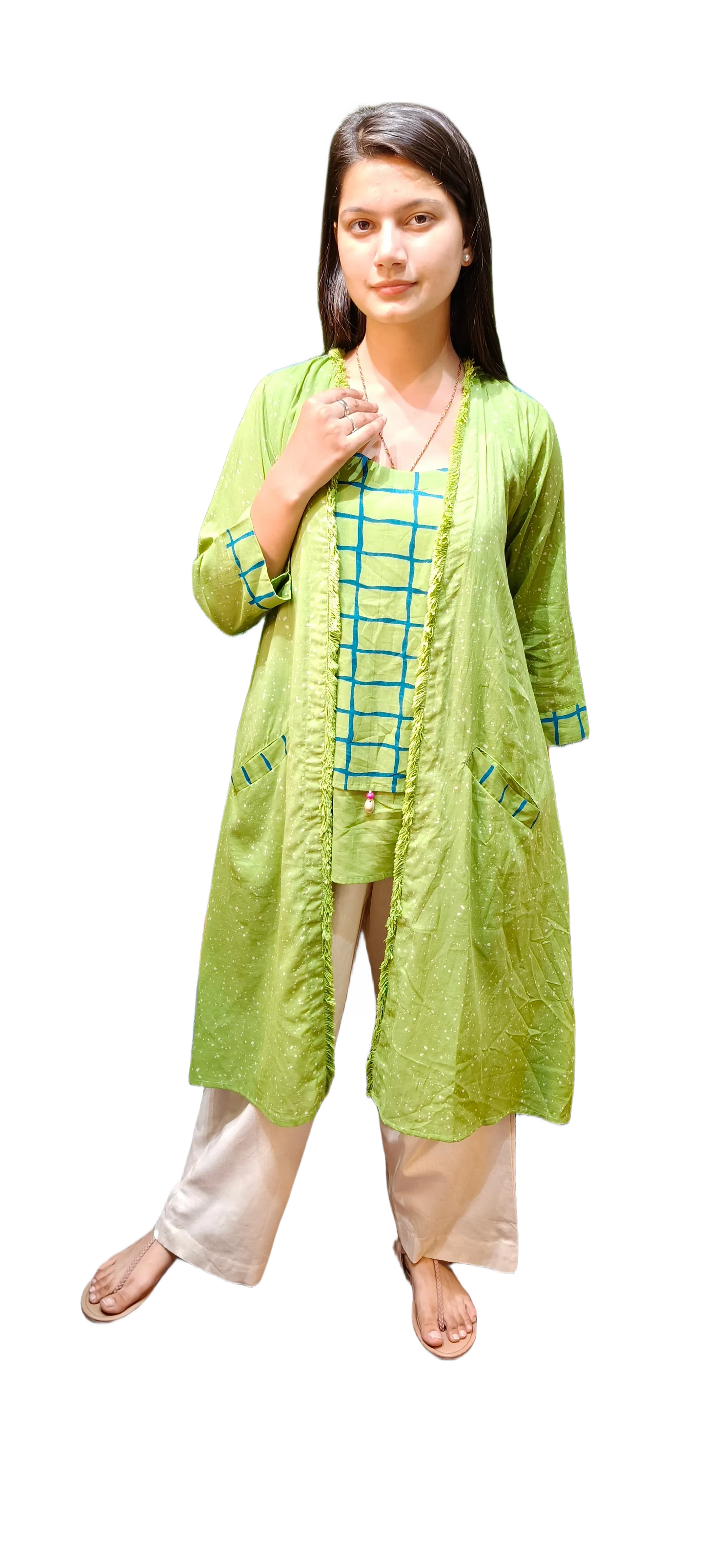 Casual Cotton Indo Western Cord Set