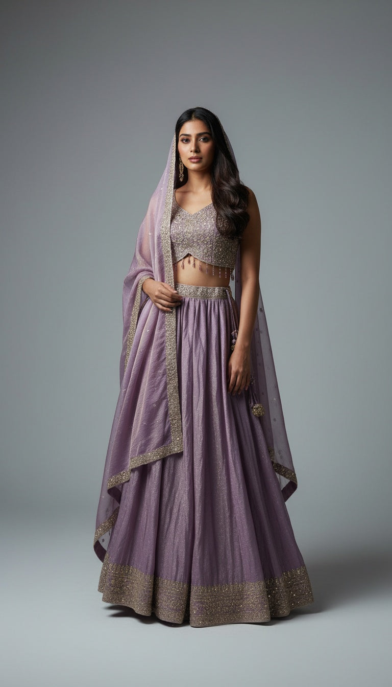 Traditional Embriodery Work Lehenga Choli for Wedding