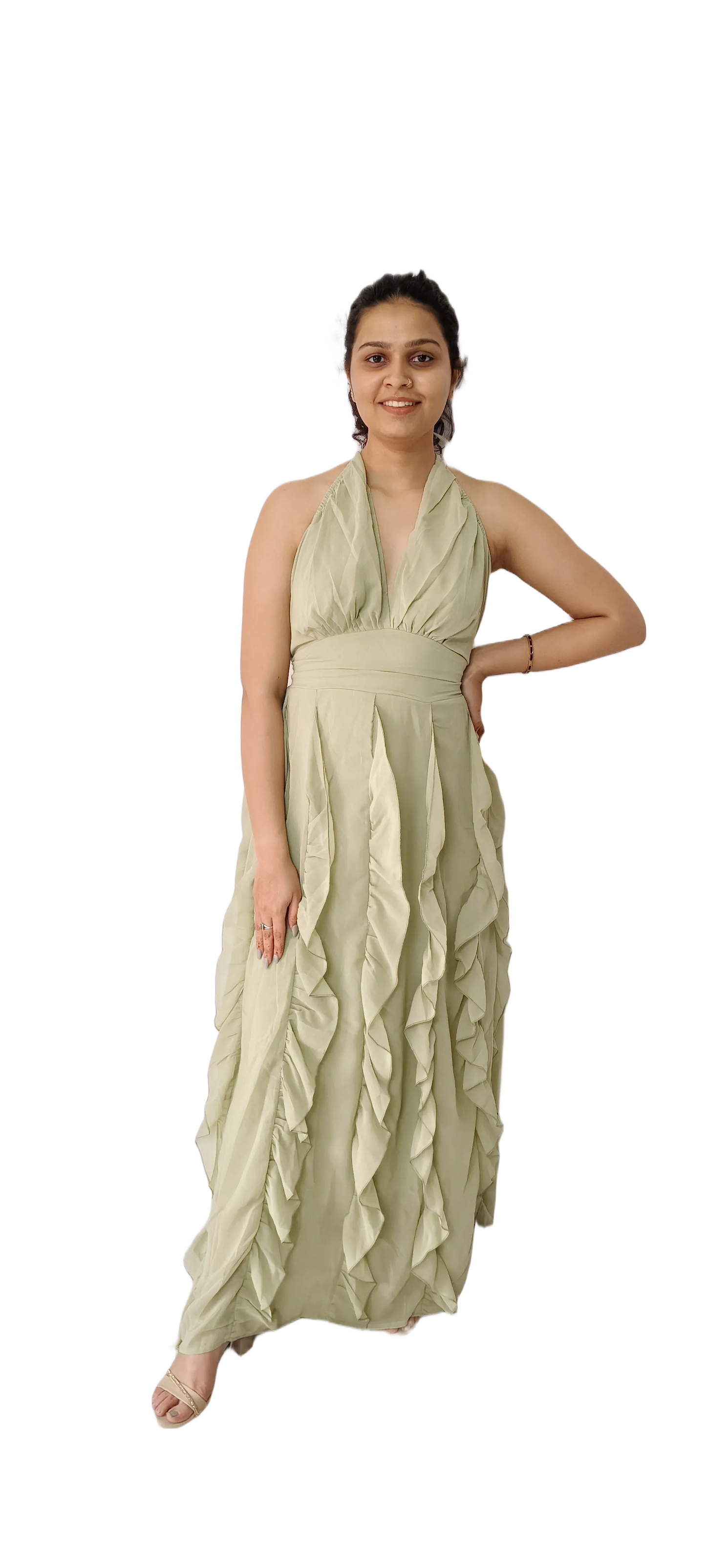 Women Chiffon Long Dress