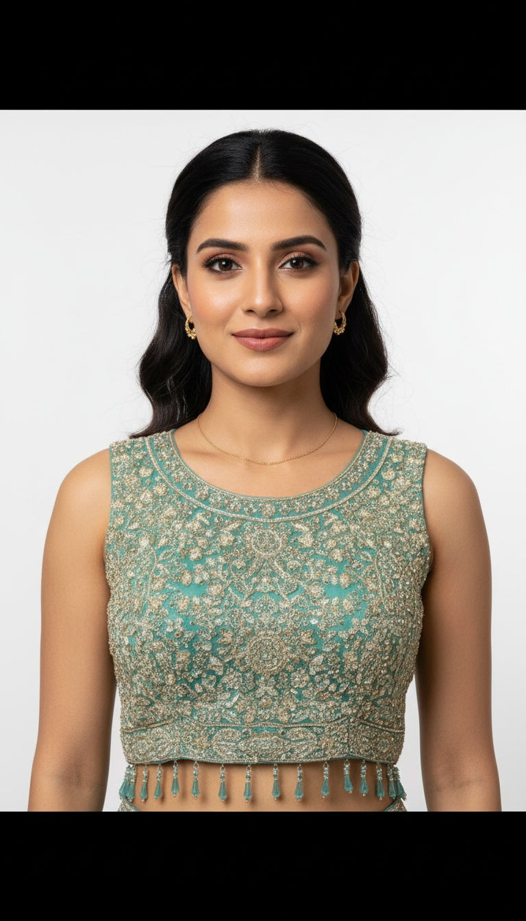 Traditional Lehenga Choli Dupatta with Jacket Set – Wedding Wear