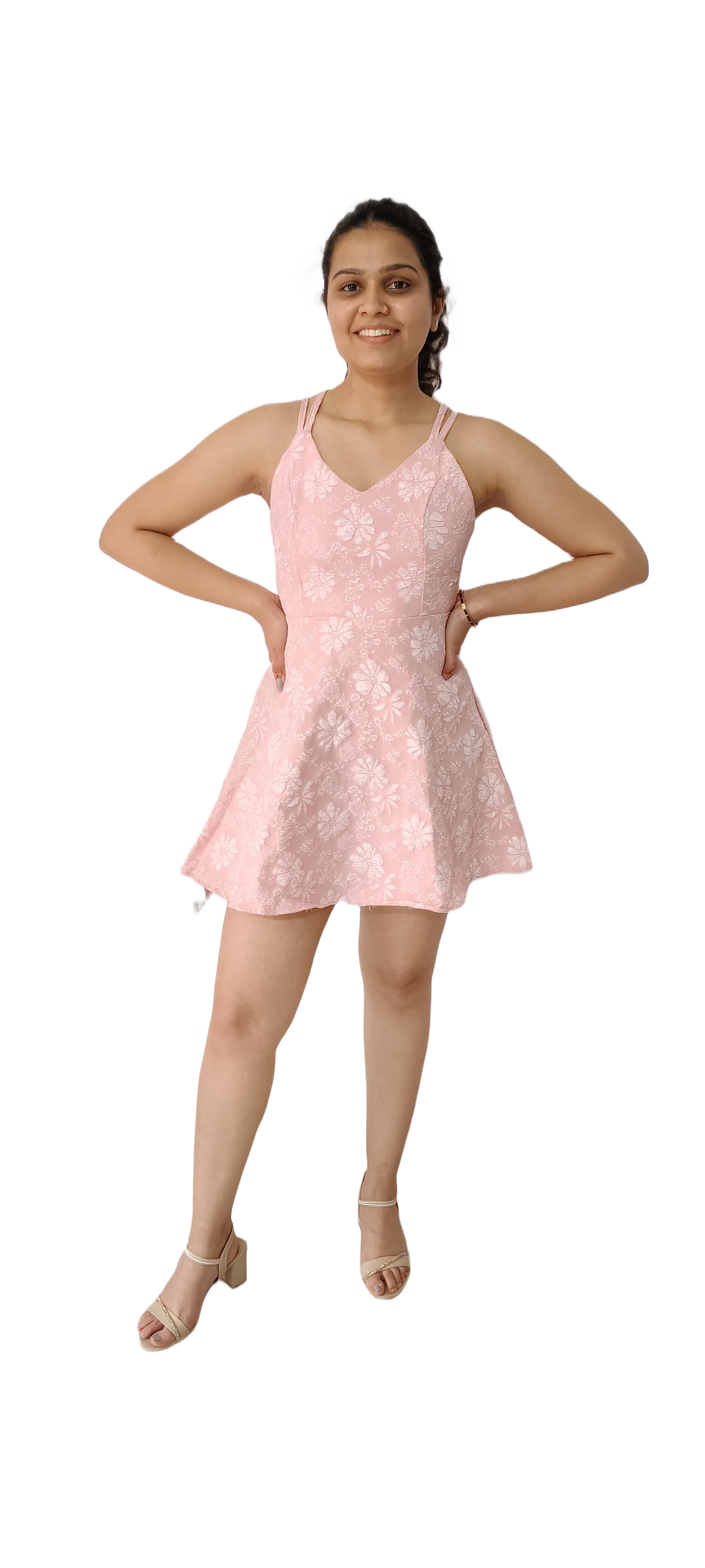 Women Short Elegant Strap Dress