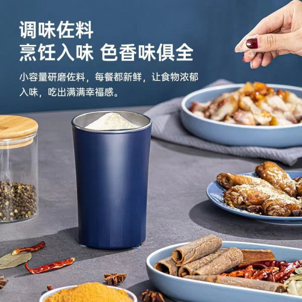 Portable Electric Coffee Grinder Spice & Coffee Bean Grinder Stainless Steel