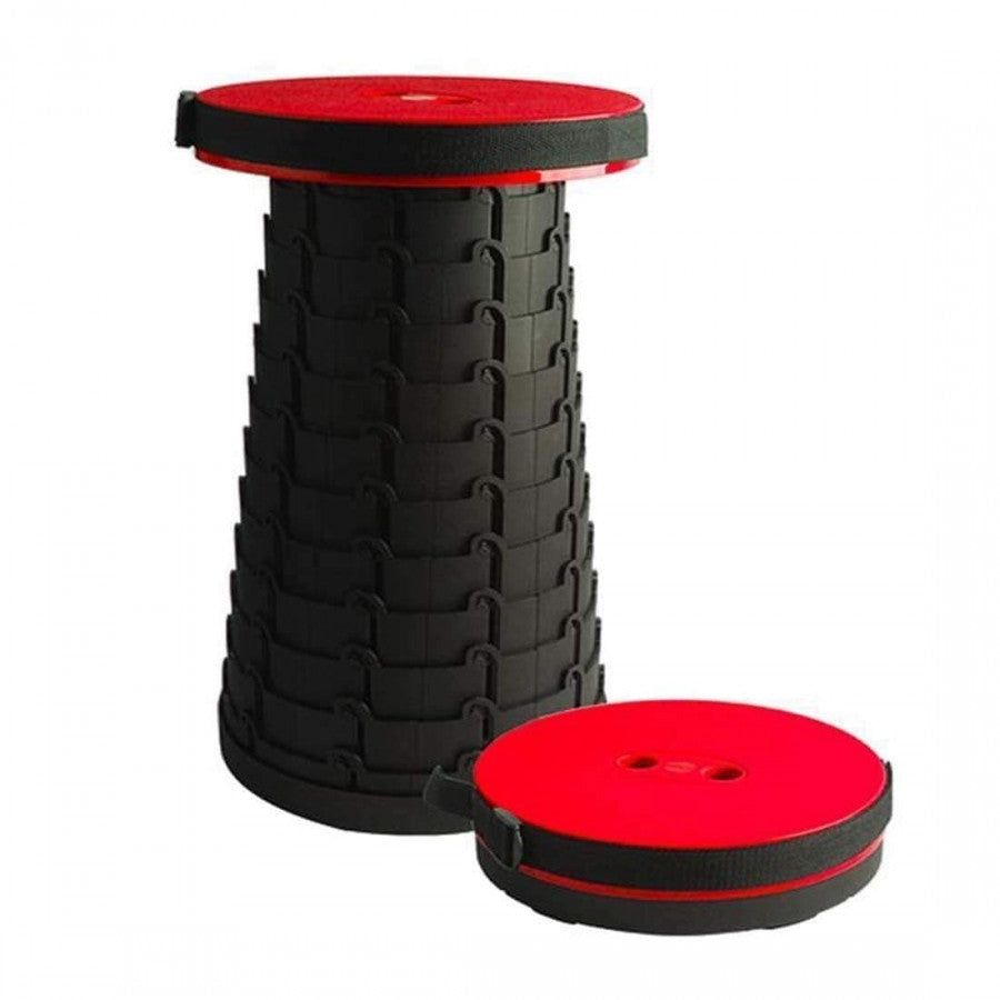 Telescoping Stool for Camping/Fishing/Hiking/Travel/BBQ/Garden, Retractable/Foldable Plastic Stool