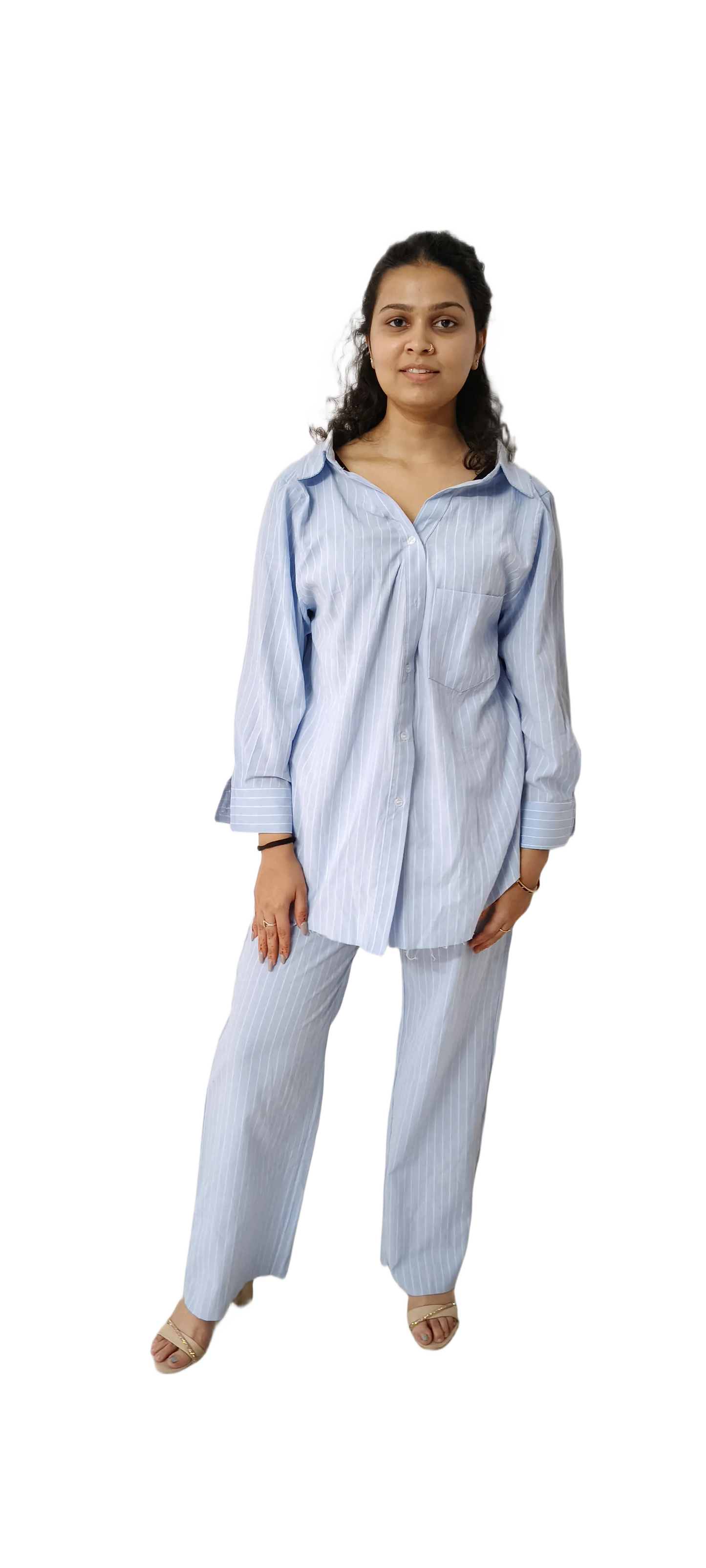 Long 100% Cotton Coord Set