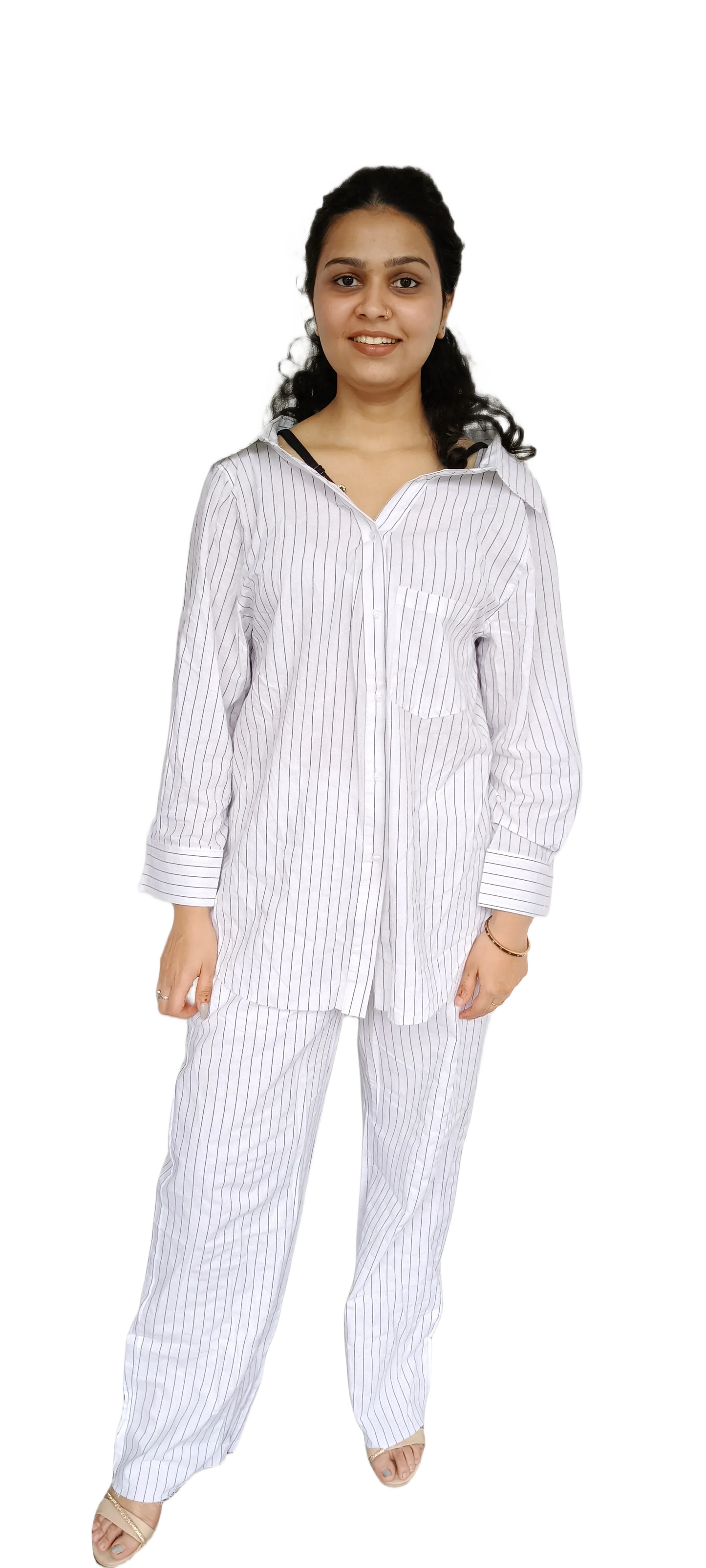 Long 100% Cotton Coord Set