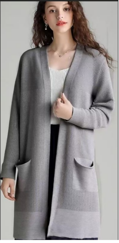 Exclusive Soft Wool Long Shrug