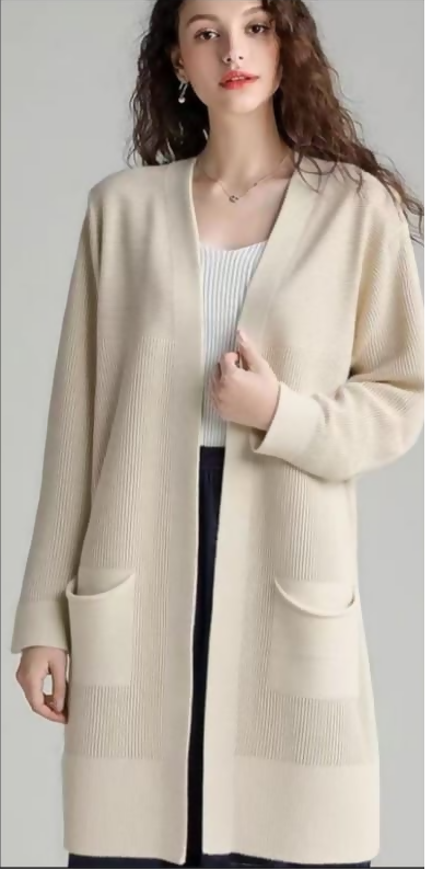 Exclusive Soft Wool Long Shrug
