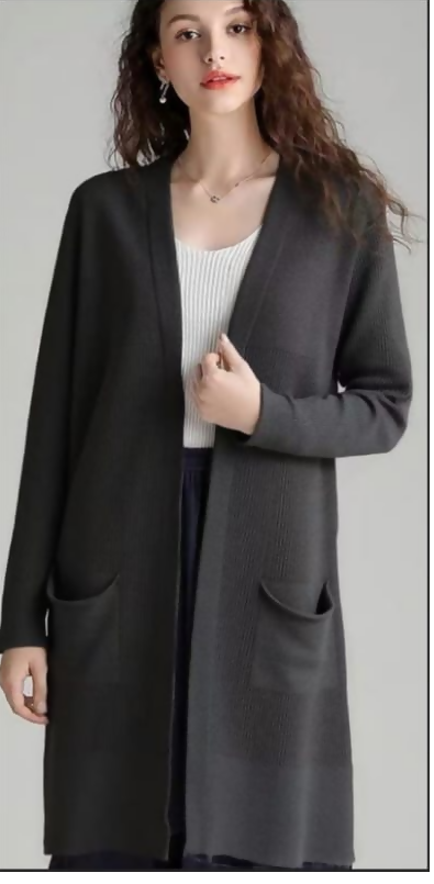 Exclusive Soft Wool Long Shrug