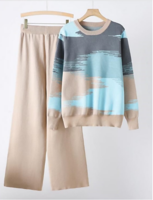 Girls Winter Co-ord Set - Soft Wool