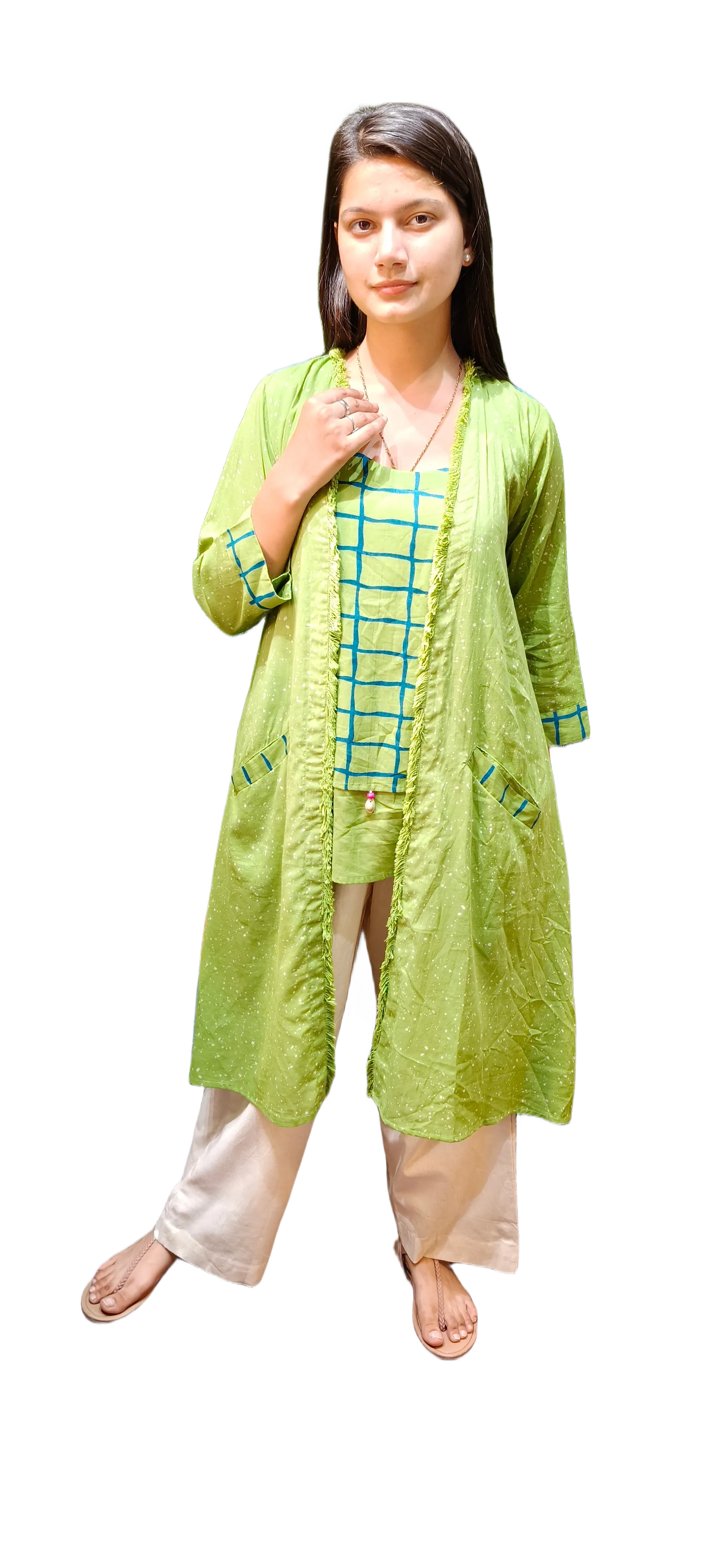 Casual Cotton Indo Western Cord Set