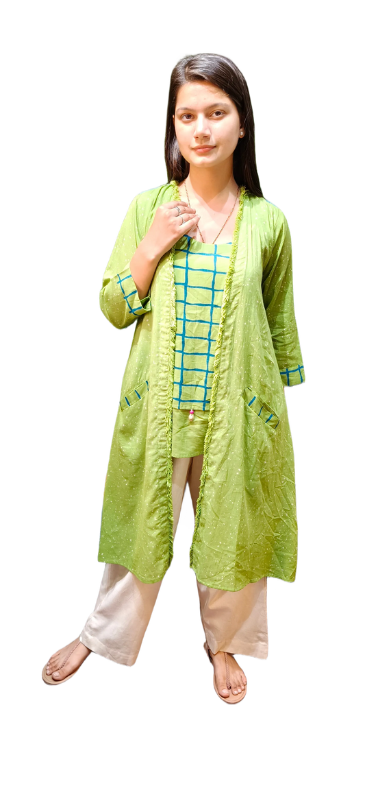 Casual Cotton Indo Western Cord Set