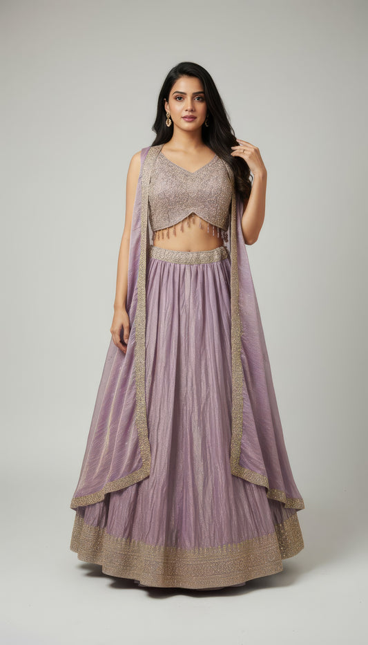 Traditional Embriodery Work Lehenga Choli for Wedding