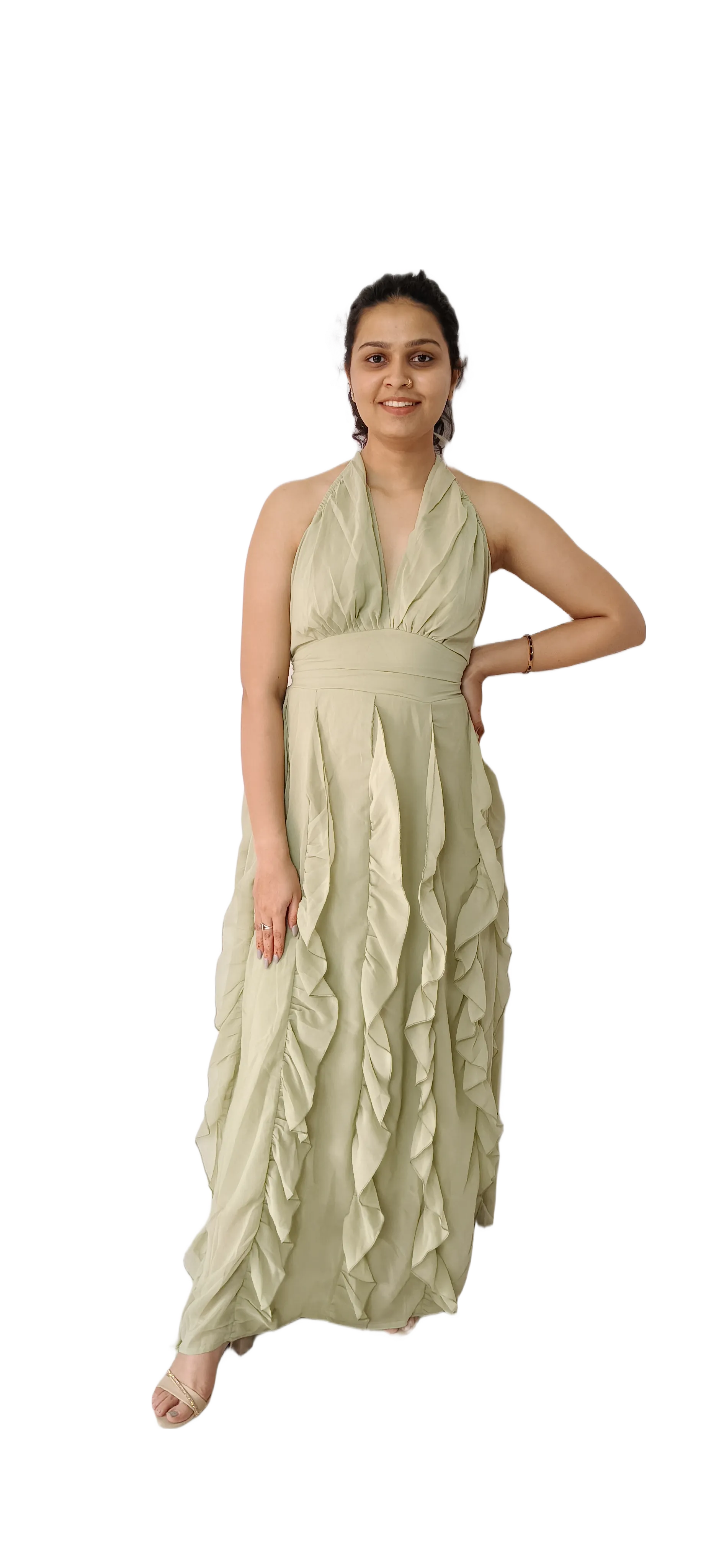 Women Chiffon Long Dress