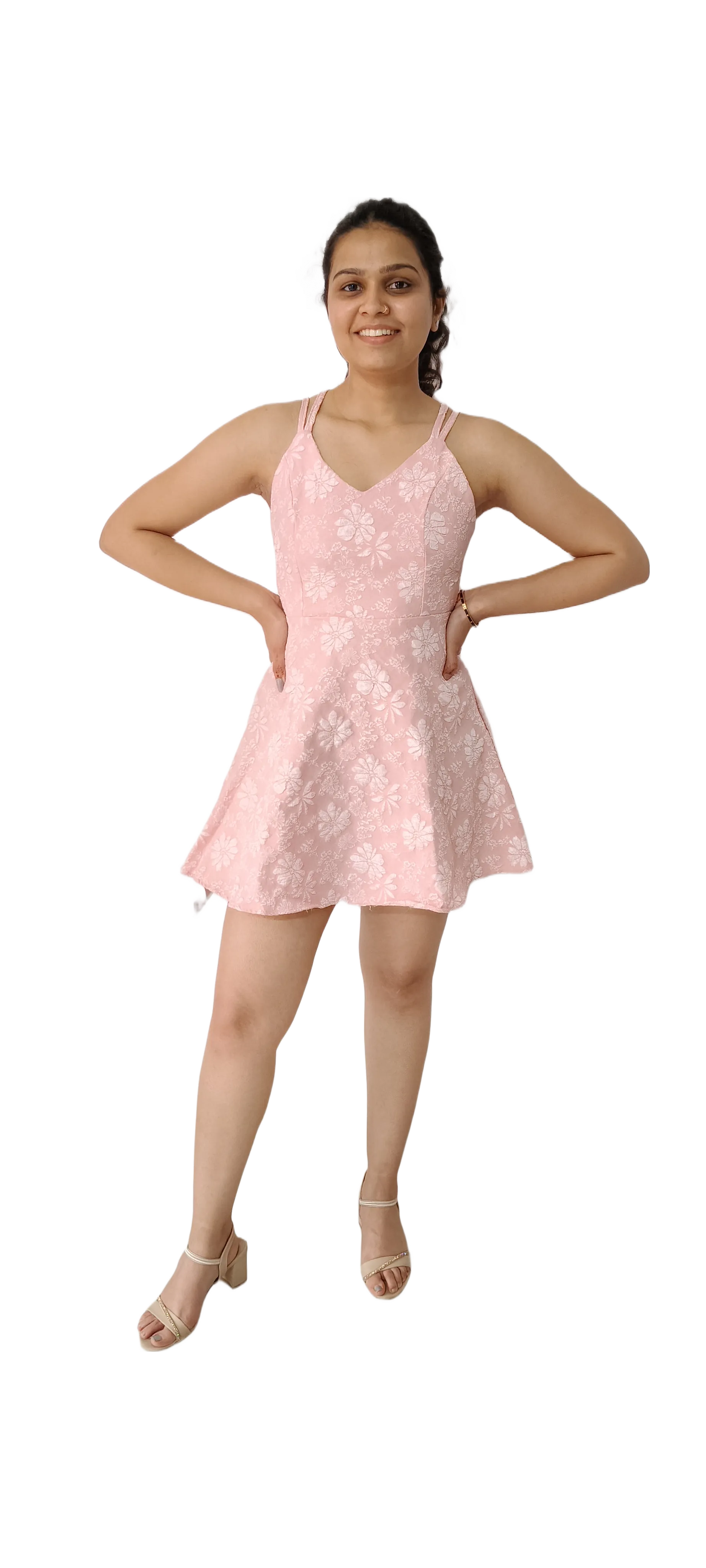 Women Short Elegant Strap Dress