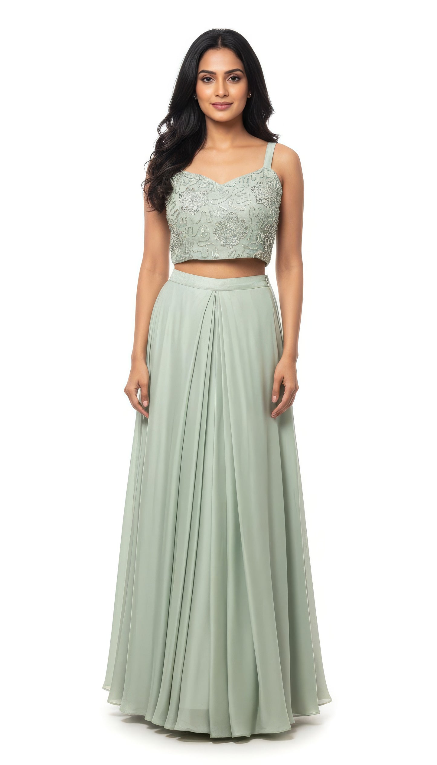 Traditional Lehenga Choli with Dupatta for Wedding