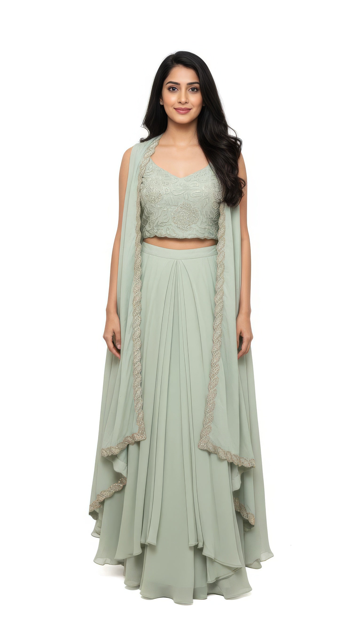 Traditional Lehenga Choli with Dupatta for Wedding