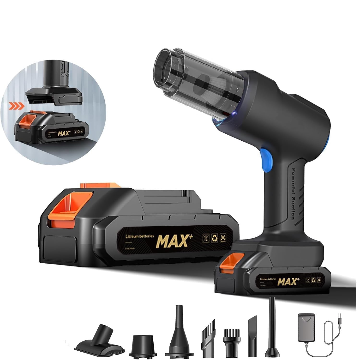 Portable Car Vacum | Handheld Car Vacuum Cordless | Portable Car Vacuum With 21000 pa HIgh-Power-Suction-Home-Office-Pet | Car Dust Cleaner