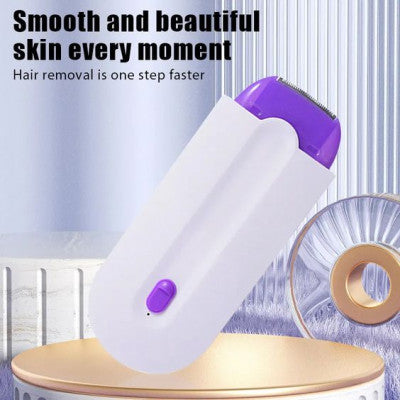 Rechargeable Instant Pain Free Hair Remover Shever Instant Painless Facial All Body Hair Remover/Trimmer Shaver Machine with Sensor Light for Men and Women