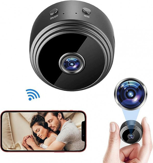Wi-Fi Wireless Security Camera 1080p Low Light Vision Motion Detection Video Recorder for Home Office.