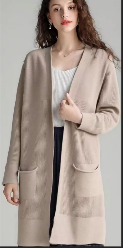 Exclusive Soft Wool Long Shrug